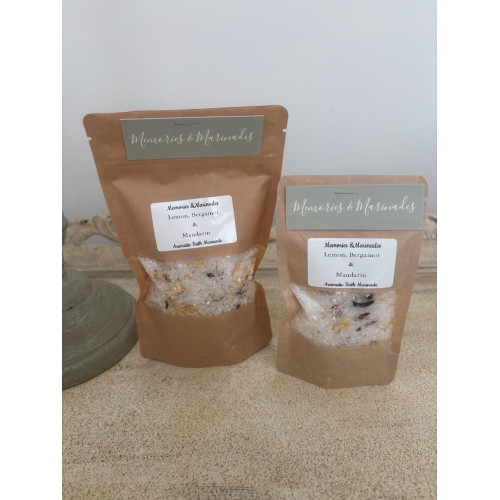 Lemon, Bergamot & Mandarin Bath Marinade 75g Lemon, Bergamot & Mandarin Bath Marinade 75g